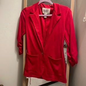 Red blazer